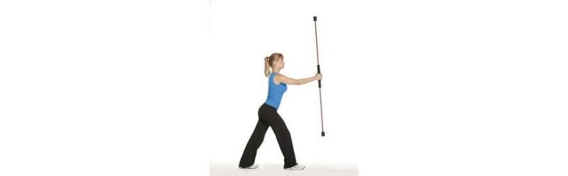 baston balansare gimnastica fitness swing stick 6