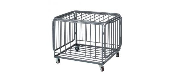 Carucior metalic 4 roti si lacat  - mingi