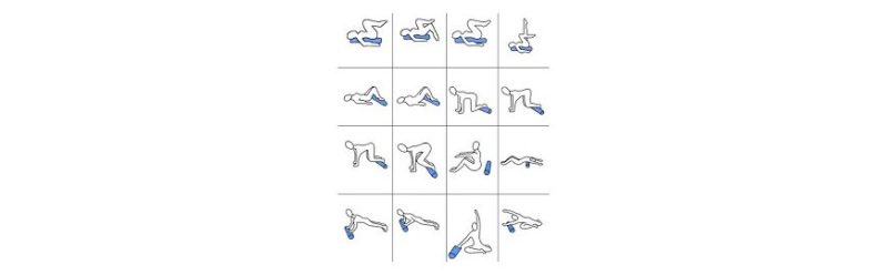 cilindru masaj yoga negru 1