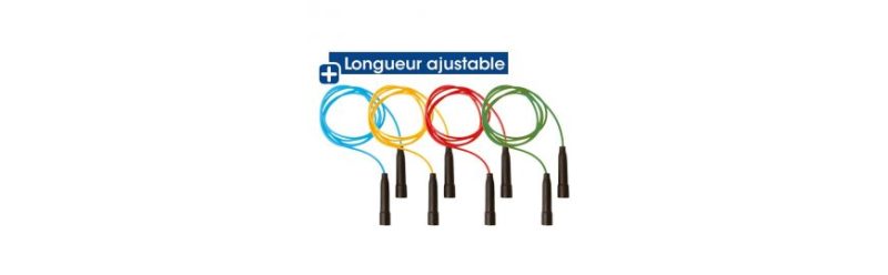 coarda sarituri colorata 3 m reglabila
