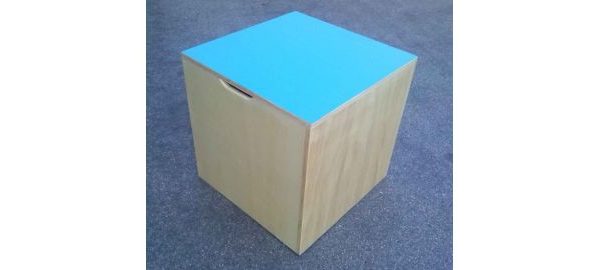 Cub proprioreceptiv, 50x50x50 cm, din lemn