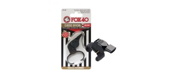 Fluier Fox 40 Classic cu suport deget