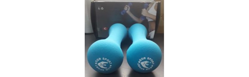 gantere din neopren 2x3 kg 2