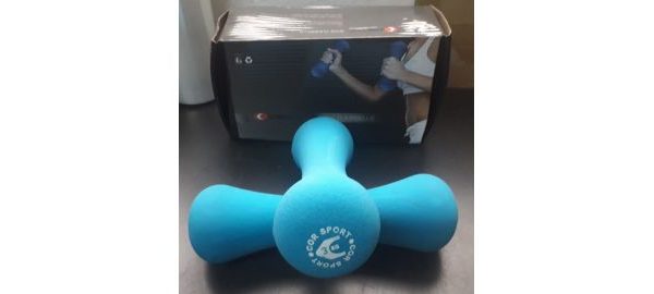 Gantere din neopren 2x3 kg