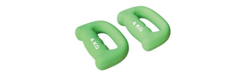 gantere neopren 4 kg forma anatomica