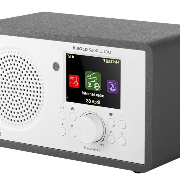 Internet radio  FM, Bluetooth, Li-Ion 3,7V/2000 mAh telecomanda, carcasa din lemn