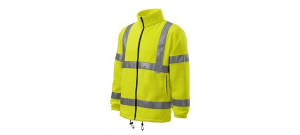 Jacheta fleece unisex, High-Visibility