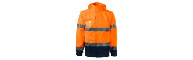 jacheta unisex hv guard 4 in 1 cu vizibilitate ridicata 1