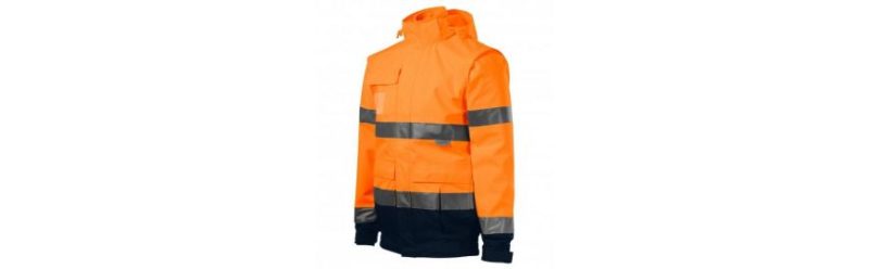 jacheta unisex hv guard 4 in 1 cu vizibilitate ridicata 5