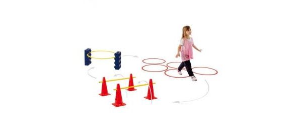Kit stimulare senzoriala pentru copii, conuri 40 cm