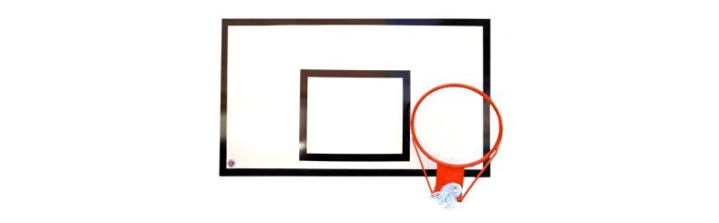 panou baschet 180x105 cm exterior cu inel si plasa 1