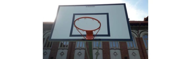 panou baschet 180x105 cm exterior cu inel si plasa
