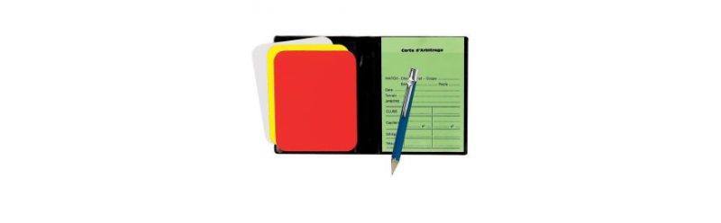 portofel arbitru pentru fotbal cu cartonase