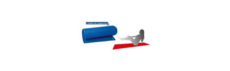 saltea aerobic cu 2 inele pentru suport perete 180x60 cm