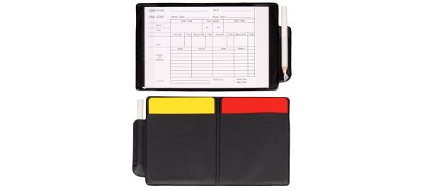Set 2 cartonase arbitru si carnetel