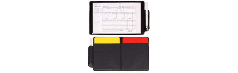 set 2 cartonase arbitru si carnetel