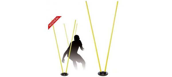 Set 2 tarusi slalom cu baza