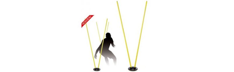 set 2 tarusi slalom cu baza