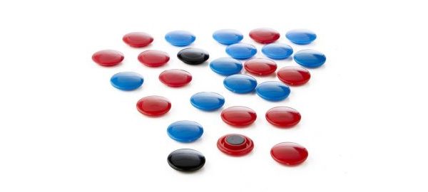 Set 5 magneti pentru tabla antrenor fotbal