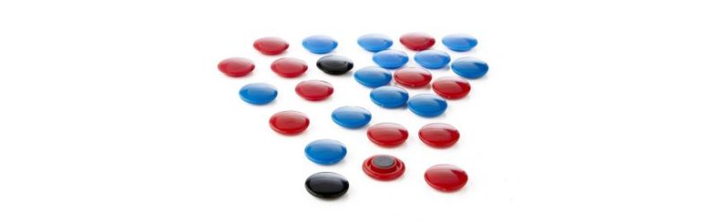 set 5 magneti pentru tabla antrenor fotbal