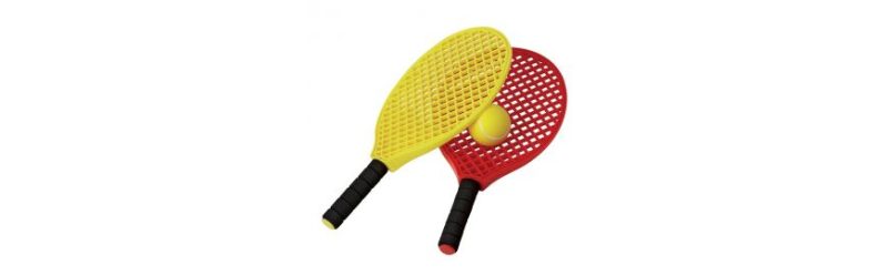 set mini tenis rack ball cu rachete si minge