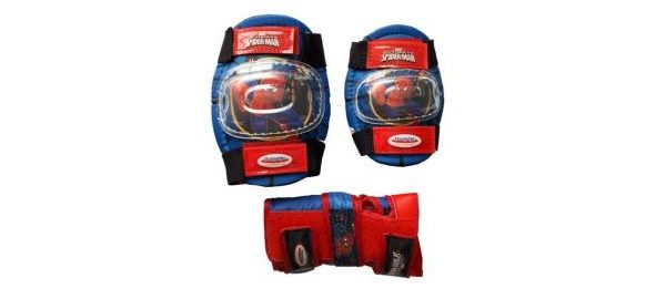 Set protectie copii Ultimate Spiderman - cotiere, genunchiere, protectie palme