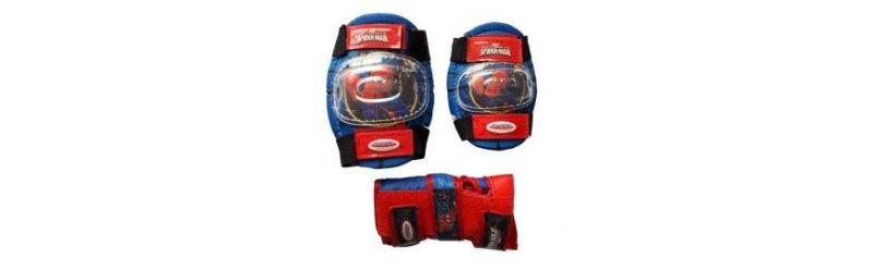set protectie copii ultimate spiderman cotiere genunchiere protectie palme