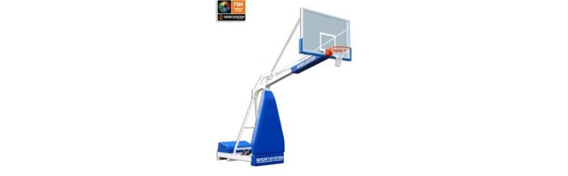 sistem baschet mobil pliabil omologat fiba