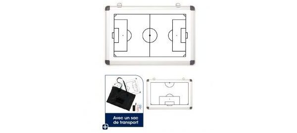 Tabla antrenor fotbal, magnetica, cu doua fete si magneti