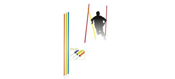 Tarus slalom cu varf din metal