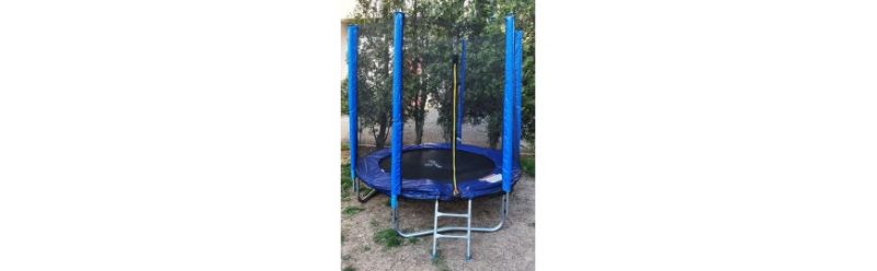 trambulina 180 cm cu plasa protectie si scara