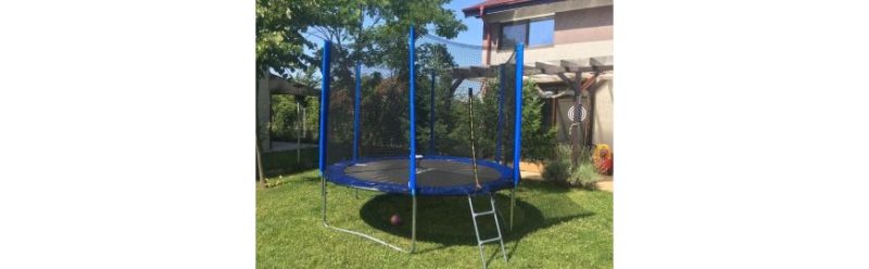 trambulina 305 cm cu plasa protectie si scara 2