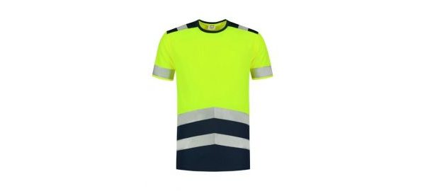 Tricou unisex High-Visibility bicolor